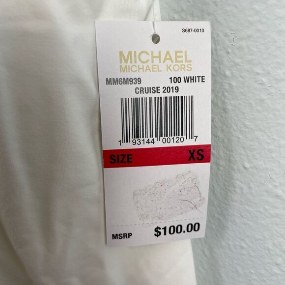 NWT MICHAEL Michael Kors Tankini Swim Top Size XS - Picture 4 of 6